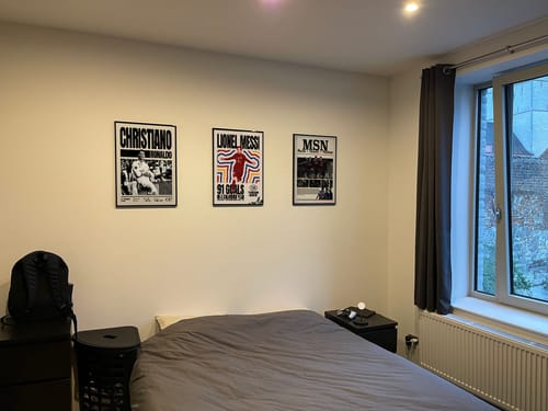 Customer photo review of Christiano Ronaldo Football Poster