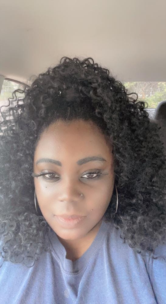 Customer photo review of Sensationnel Instant Up & Down Pony Wrap Synthetic Half Wig - UD 3
