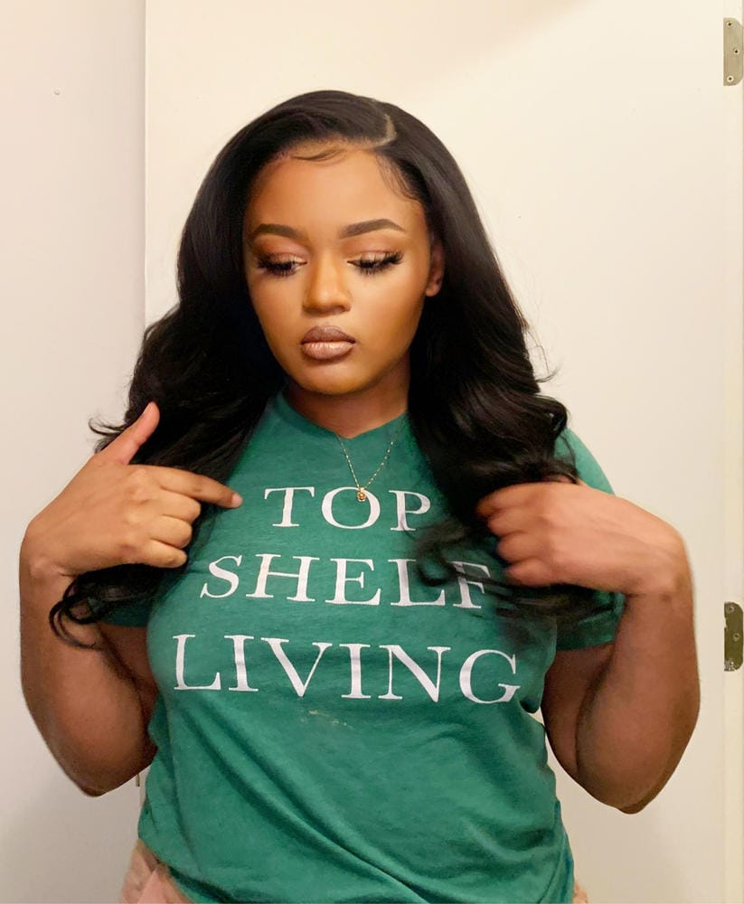 Customer photo review of Sensationnel Synthetic Cloud9 What Lace Wig - ZELENA