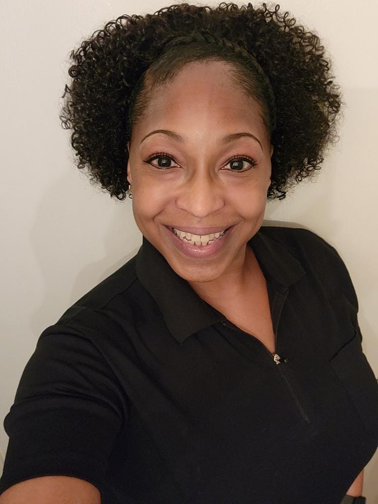 Customer photo review of Freetress Equal Drawstring Ponytail BOHEMIAN FRO