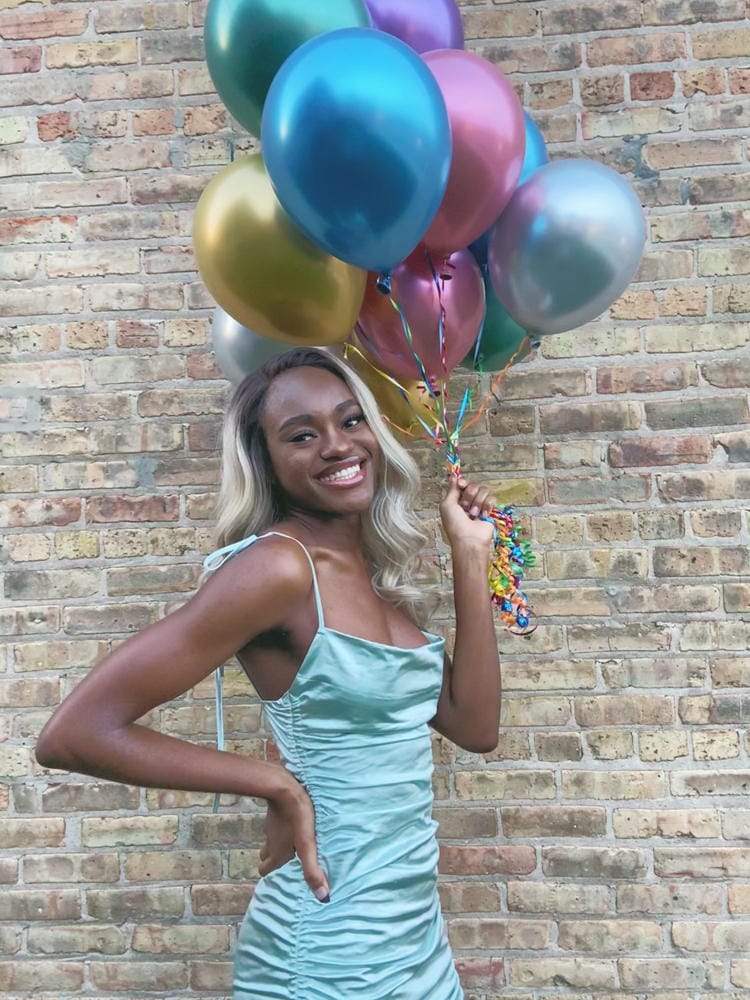Customer photo review of It's A Wig Dream A Line Synthetic Hair Wig - MAGIC