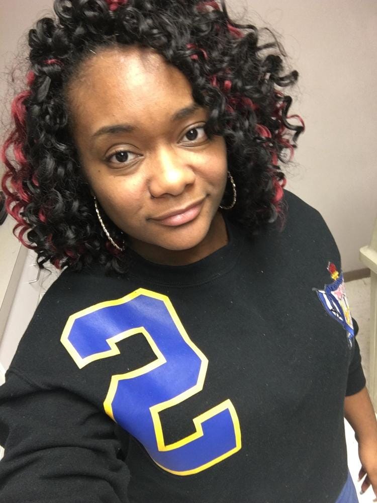 Customer photo review of Freetress Braid/Bulk Crochet Braid GOGO CURL
