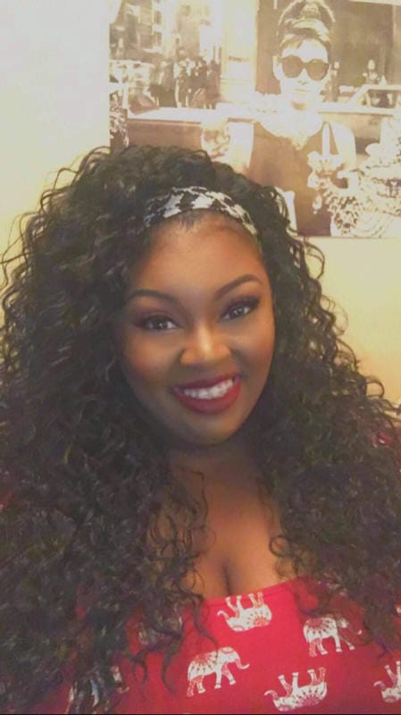 Customer photo review of Vanessa Express Weave Half Wig LAS MOGAN