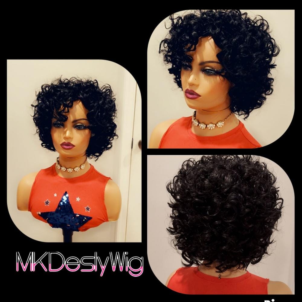 Customer photo review of Outre Premium Purple Pack 100% Human Hair Premium Blend Salon Set Curls SMALL ROLLER SET 3PCS