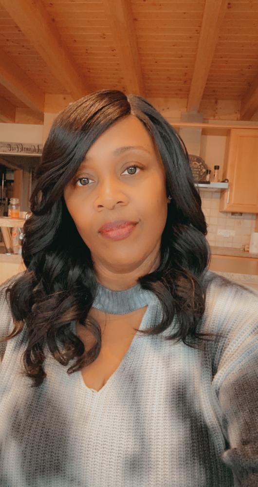 Customer photo review of Outre Synthetic Lace Part Daily Wig - KIMBRA