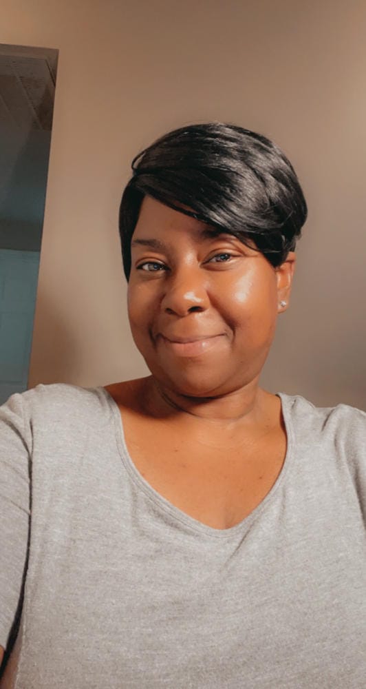 Customer photo review of Freetress Equal Synthetic Hair Full Wig - CHARLIE