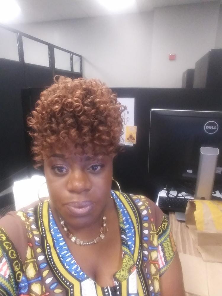 Customer photo review of Outre Pretty Quick Premium Synthetic Pineapple Ponytail - SOFTIE