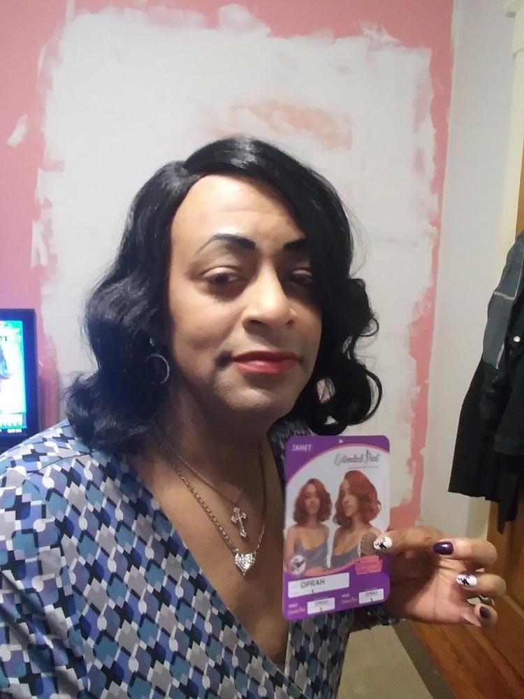 Customer photo review of Sensationnel Synthetic Instant Bun with Bang - FAIRY