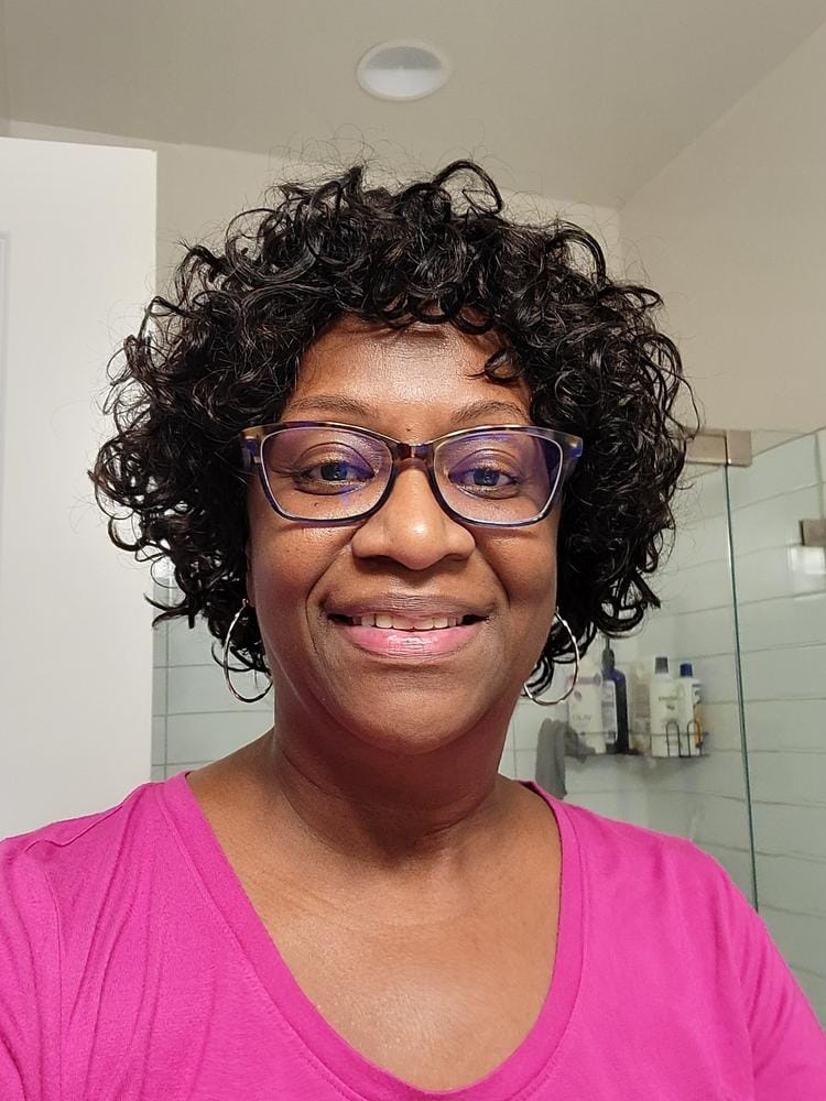 Customer photo review of Model Model Nude Brazilian Natural Human Hair Premium Wig DENISE