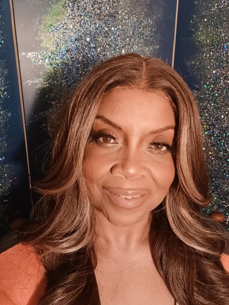 Customer photo review of Sensationnel Butta Lace Synthetic Hair HD Lace Wig - BUTTA UNIT 14