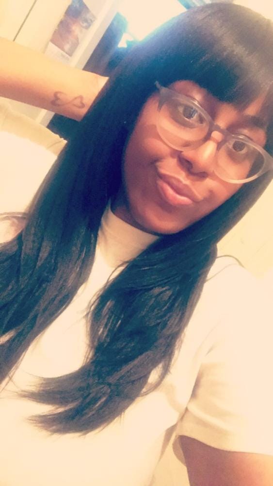 Customer photo review of Isis Brown Sugar Human Hair Mix Wig BS103