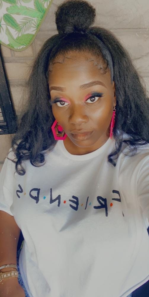 Customer photo review of Sensationnel Instant Weave Curls Kinks & CO Synthetic Half Wig - RAIN MAKER