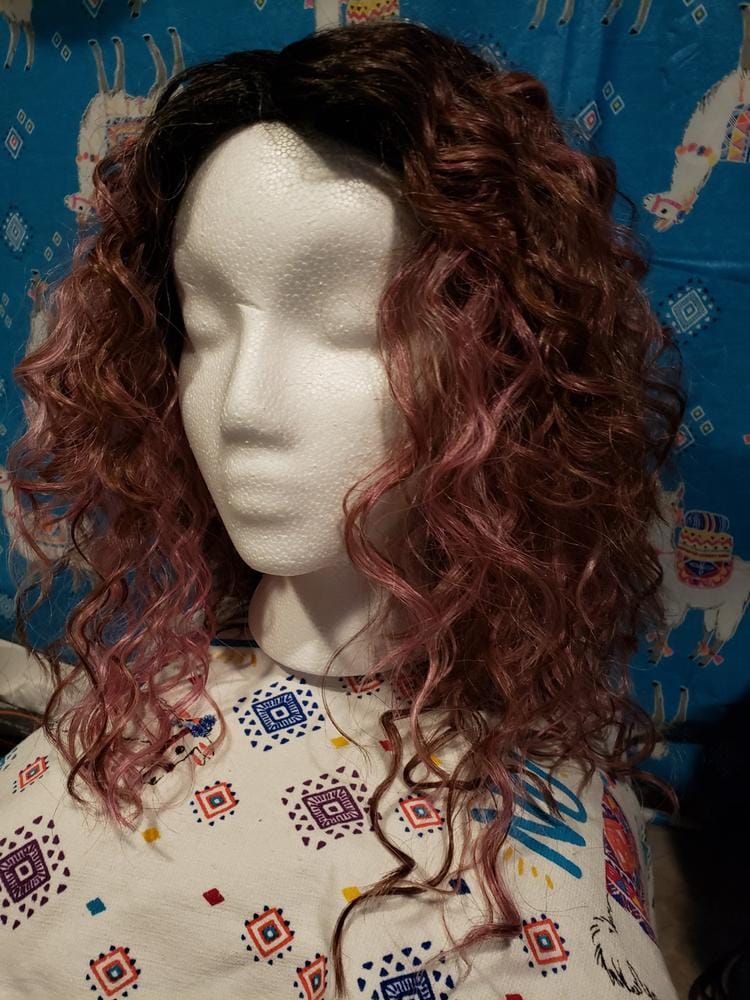 Customer photo review of Motown Tress Curlable Synthetic Wig - ALICIA