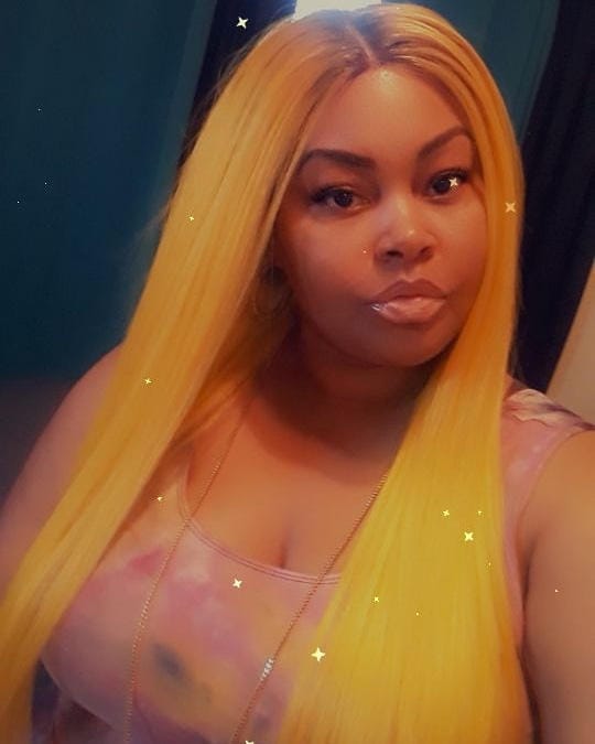 Customer photo review of Motown Tress Synthetic Hair Wig - FLIRT