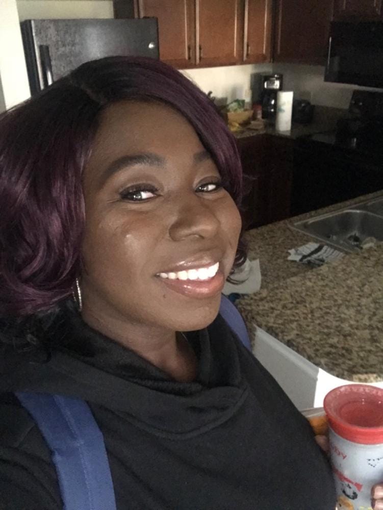 Customer photo review of It's A Wig Dream A Line Synthetic Hair Wig - MAGIC