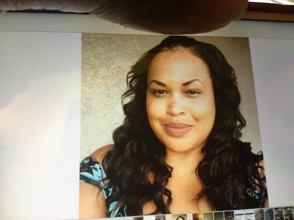 Customer photo review of Sensationnel Empress Curls Kinks & CO Synthetic Textured Lace Front Wig RULE BREAKER