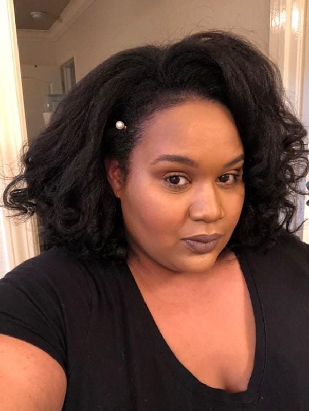 Customer photo review of Sensationnel Instant Weave Curls Kinks & CO Synthetic Half Wig - BOSS LADY/TOP LADY