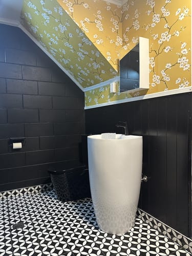 Customer photo review of Karin - Apple Blossom Wallpaper - Green