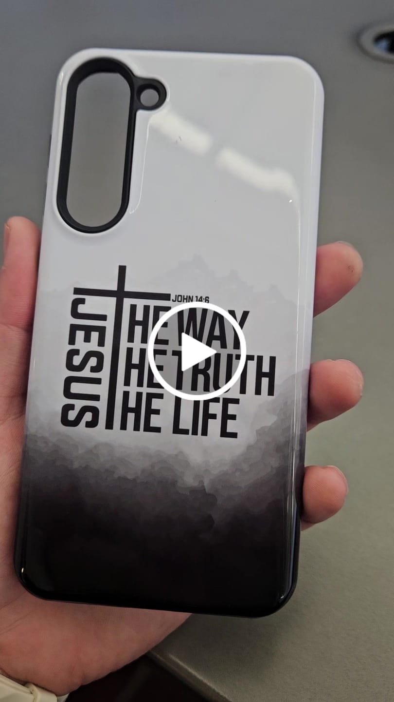 Customer video review of Jesus the way the truth the life phone case
