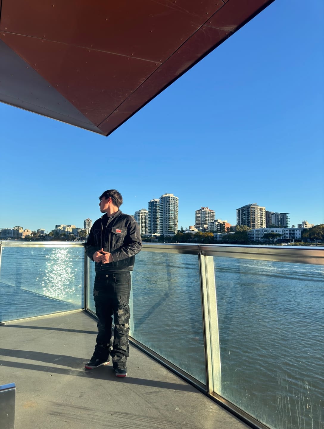 Customer photo review of Star Flare Denim - Black