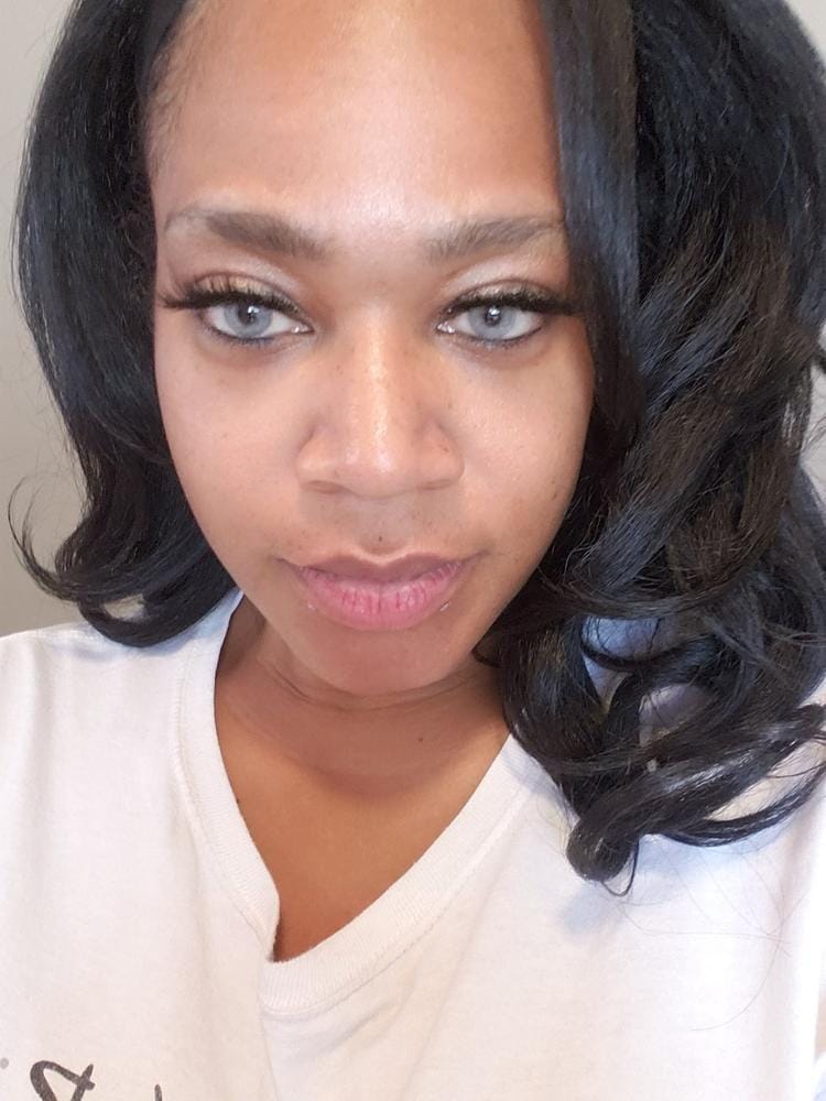 Customer photo review of Sensationnel Dashly Synthetic Lace Front Wig - LACE UNIT 10