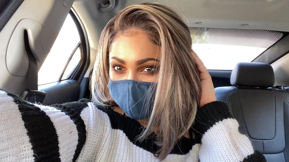 Customer photo review of Outre Synthetic LACE FRONT WIG - PERFECT HAIR LINE 13X4 - JENISSE