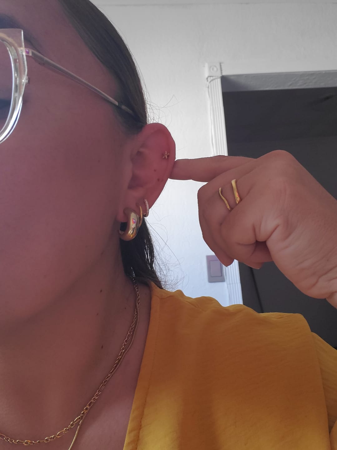 Customer photo review of Piercing Starfish