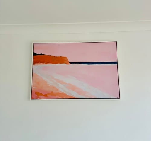 Customer photo review of Atoll - Pink Coastal Landscape Print by Edie Fogarty