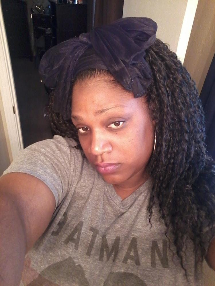 Customer photo review of It's a Cap Weave Human Hair Wig CYNTHIA