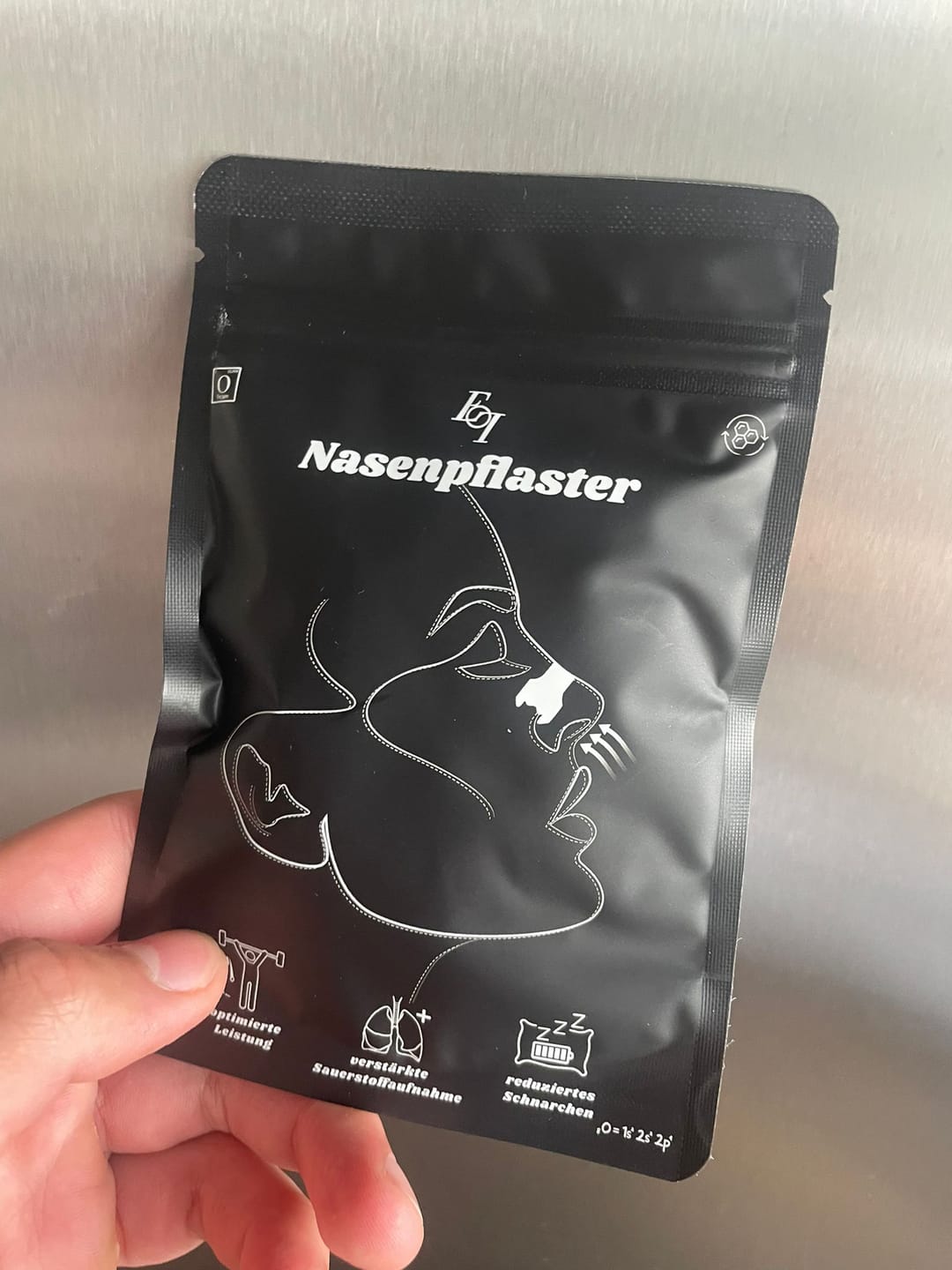 Customer photo review of Nasenpflaster Performance