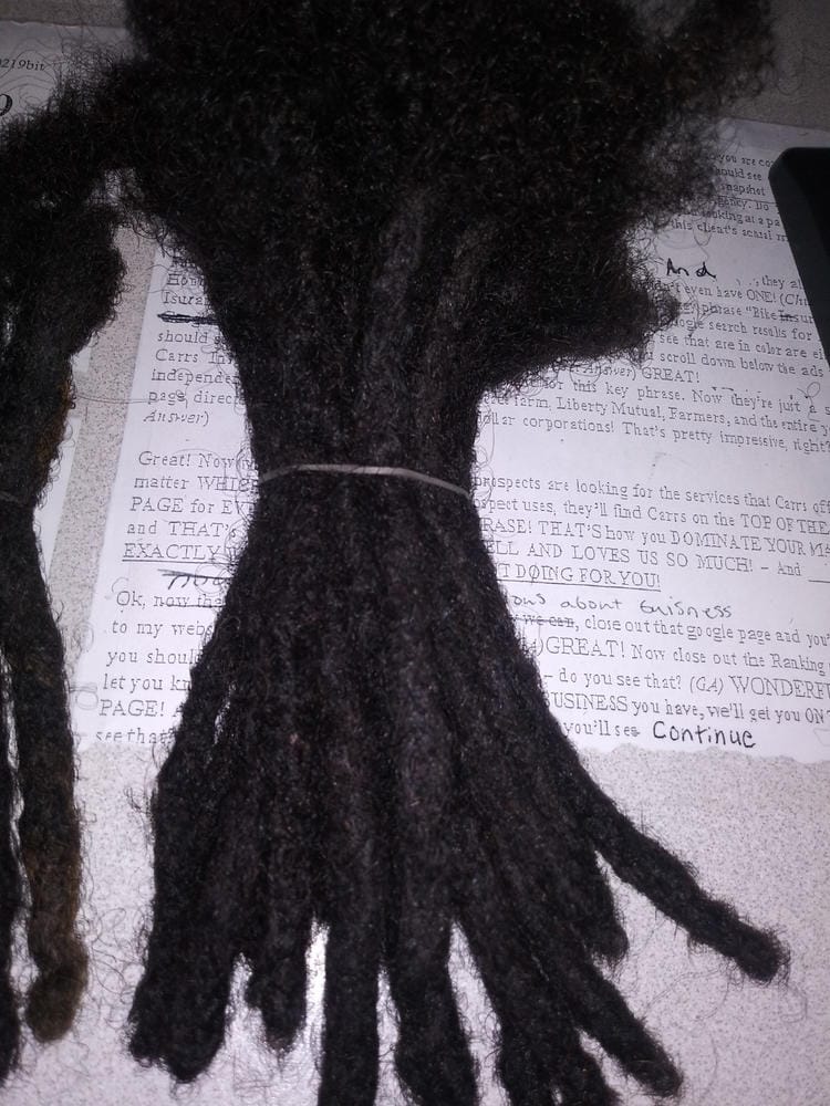 Customer photo review of Shake N Go Ibiza 100% Natural Virgin Human Hair - AFRO KINKY BULK 12"-16"
