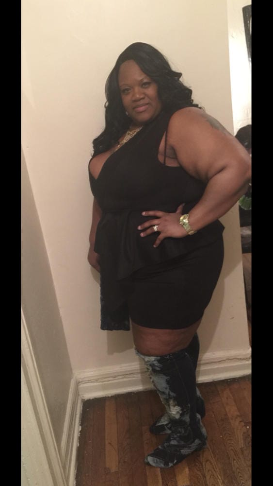 Customer photo review of Freetress Equal Brazilian Natural Synthetic Lace Front Invisible L Part Wig DANITY