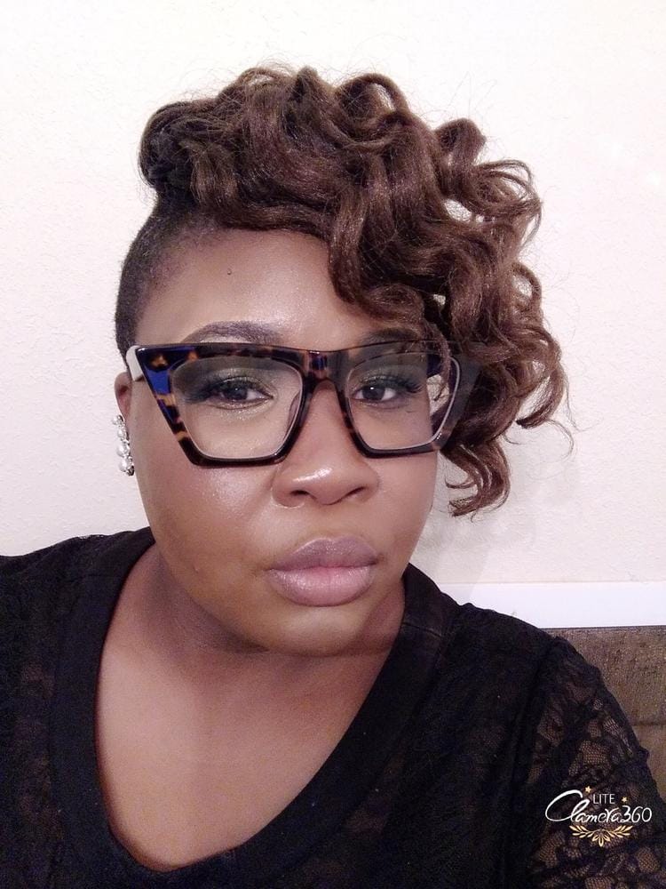 Customer photo review of Freetress Braid 2X Wand Curl Crochet Braid REMEDY CURL