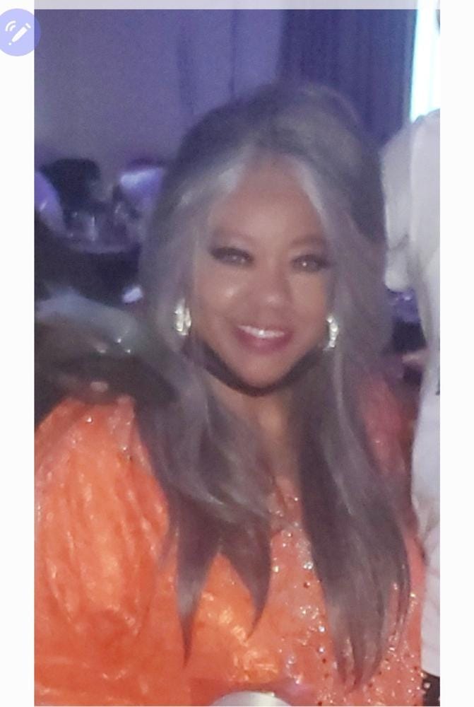 Customer photo review of Outre Soft & Natural Synthetic Lace Front Wig NEESHA 203