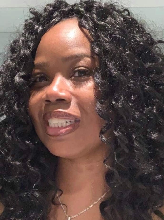 Customer photo review of Sensationnel Lulutress Crochet Braid DEEP WAVE 12"