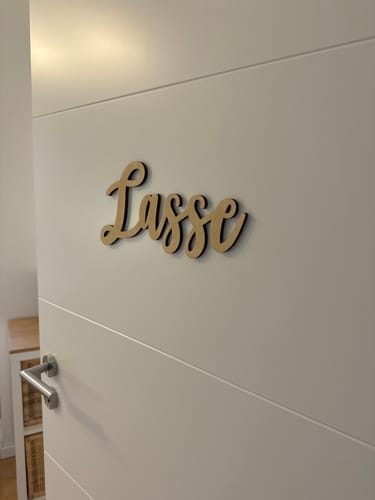 Customer photo review of Namensschild für die Tür