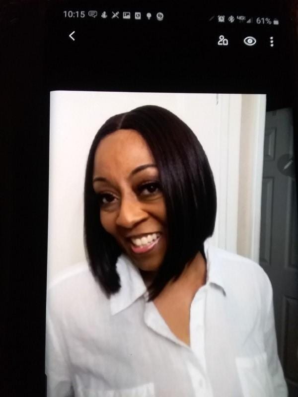 Customer photo review of Outre Synthetic Lace Part Daily Wig - ZENYA