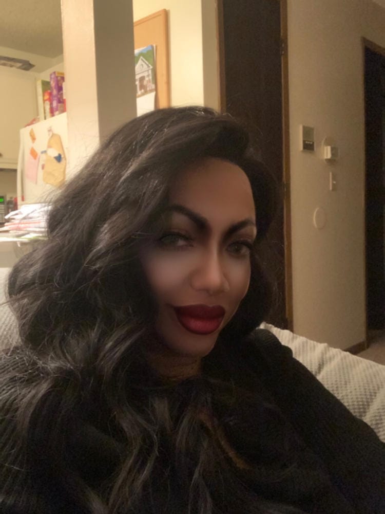 Customer photo review of Sensationnel Synthetic Cloud 9 HD 13x6 What Lace Wig EMERY