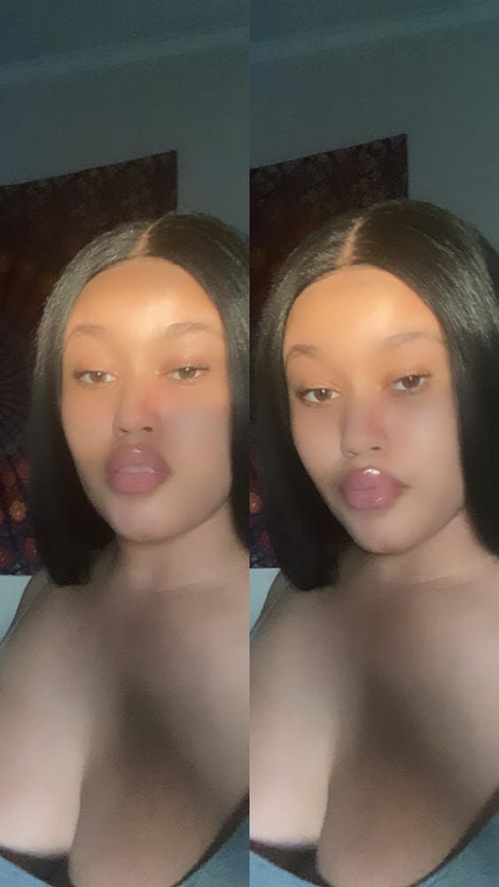 Customer photo review of Sensationnel Bump Collection Human Hair Wig FAB FRINGE