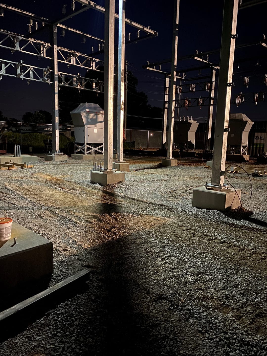 Customer photo review of 4 pack 200W solar street lights 20000 lumens