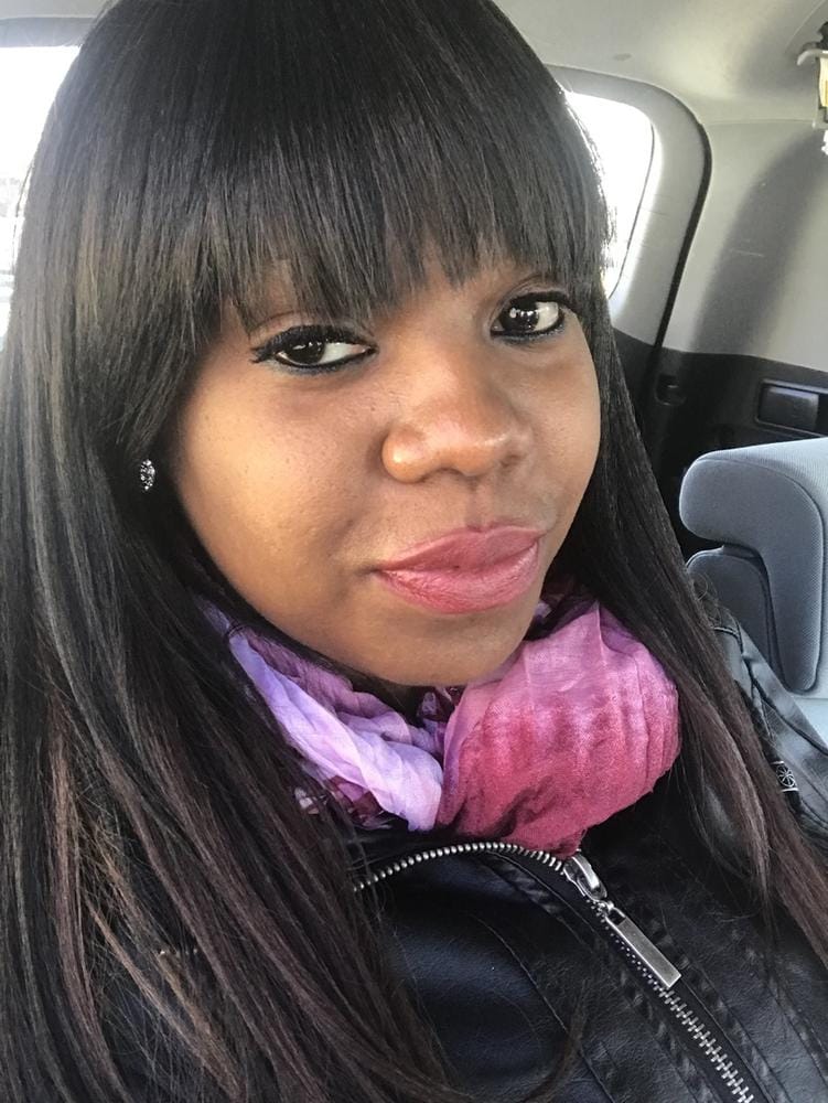 Customer photo review of Isis Brown Sugar Human Hair Mix Wig BS103