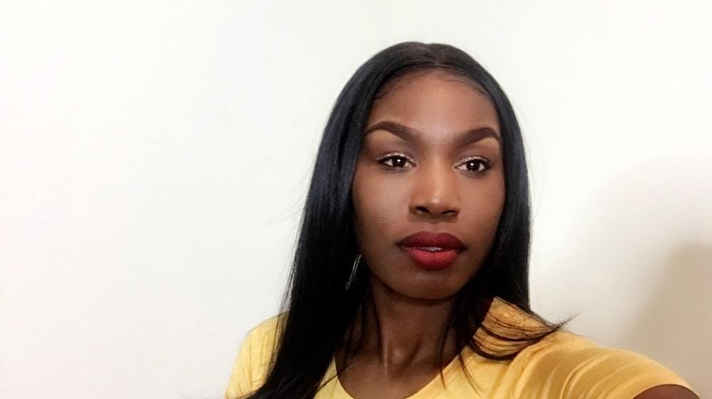 Customer photo review of Outre Quick Weave Half Wig PENNY