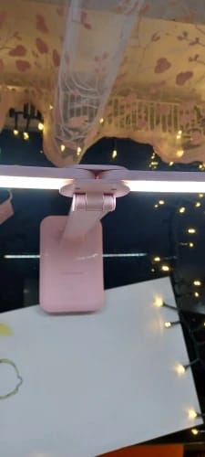 Customer photo review of USB Rechargeable LED Desk Lamp - 3 Dimmable Levels, Touch Lighting, Eye-friendly and Foldable Design for Bedroom Use - Ideal Lighting Solution for Desks and Tables