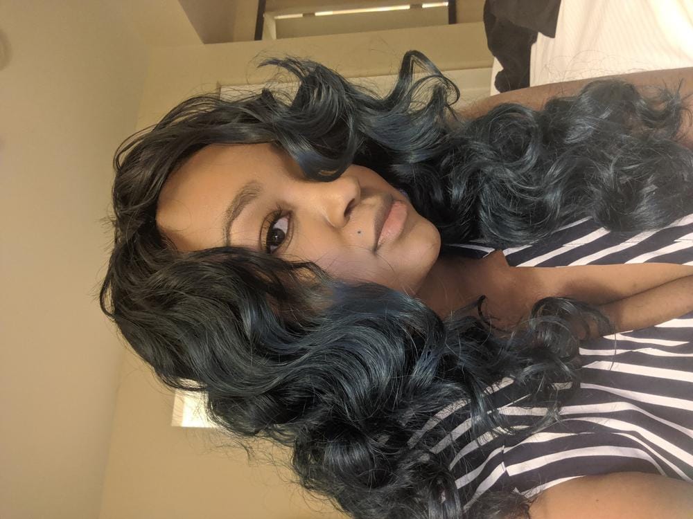 Customer photo review of Sensationnel Synthetic Half Wig Instant Weave - DEE