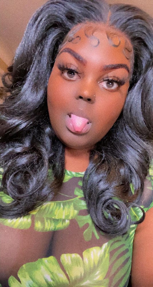 Customer photo review of Outre Perfect Hairline Synthetic 13X6 HD Lace Front Wig - JULIANNE 24