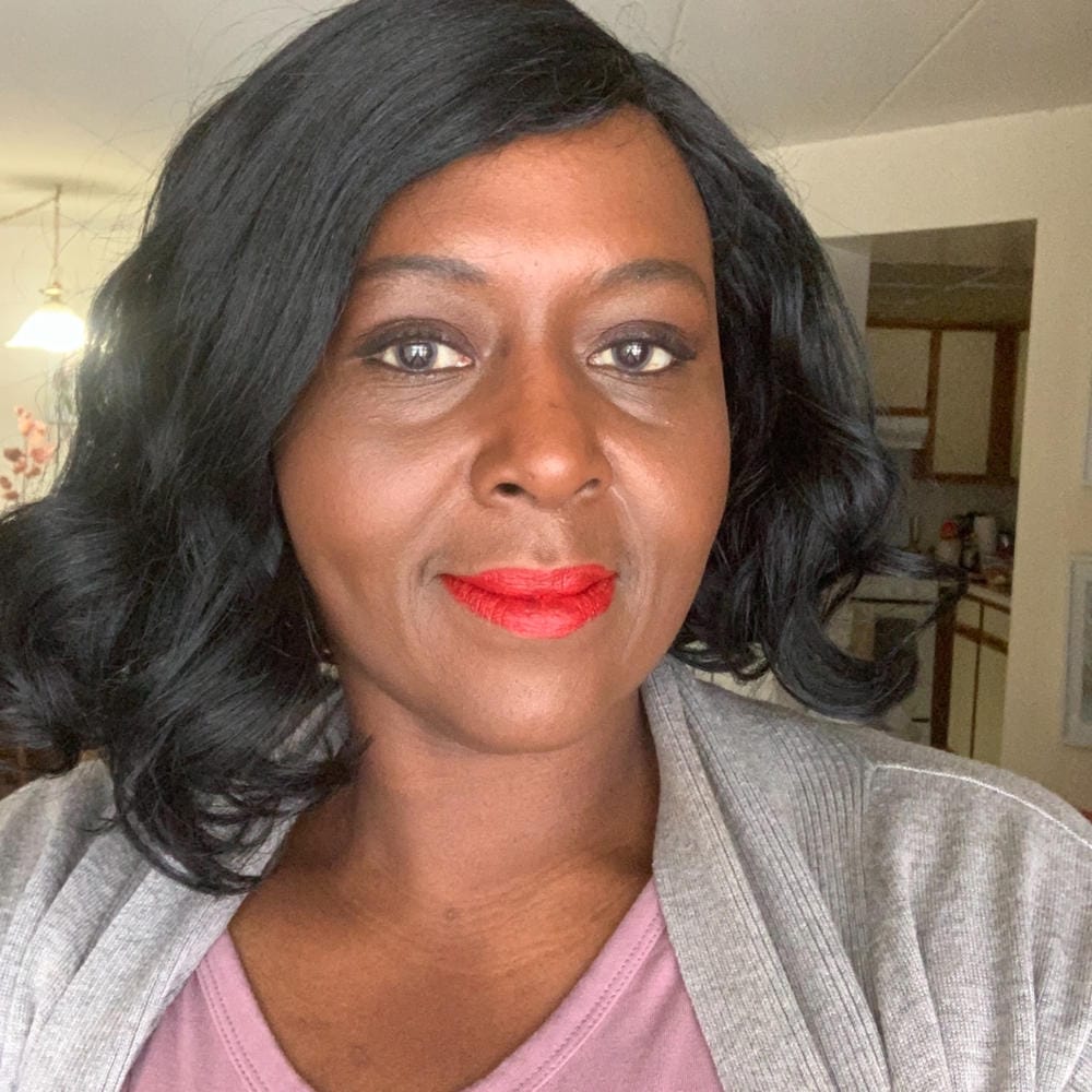 Customer photo review of RED by Kiss STOCKING WIG CAP- BLACK