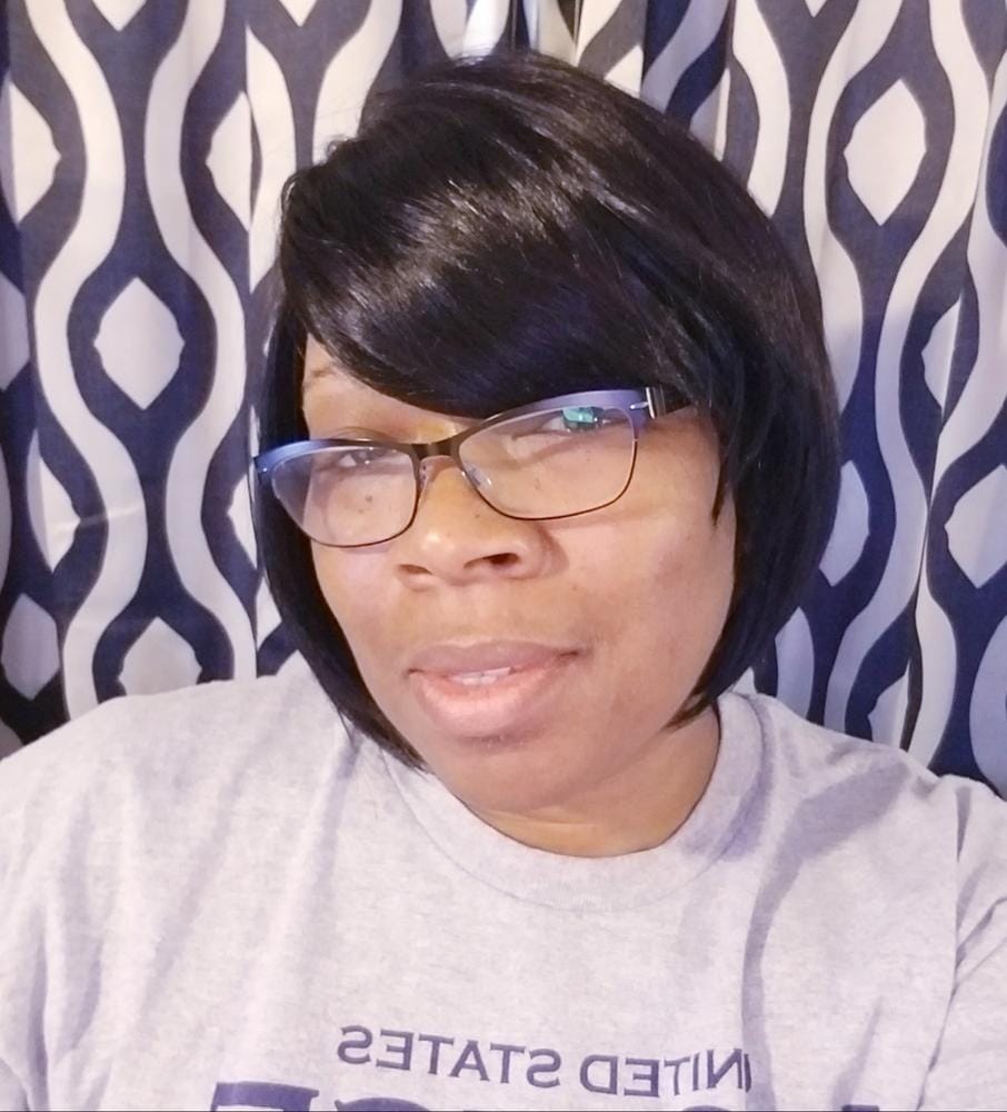 Customer photo review of Its a Wig Iron Friendly Synthetic Hair Full Wig - ANNALISE