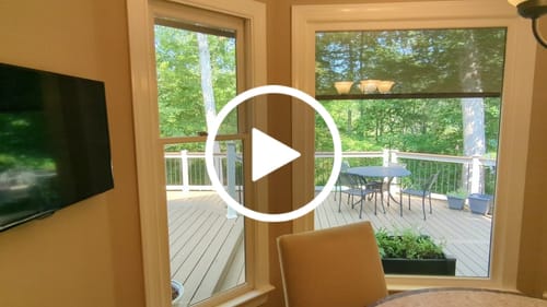 Customer video review of SmartWings Motorized Outdoor Shades 1%/3%/5% Openness