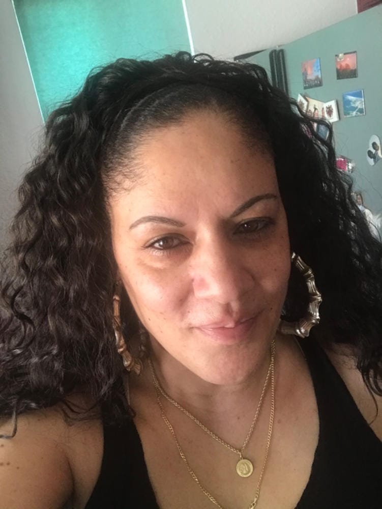 Customer photo review of Sensationnel Instant Up & Down Pony Wrap Synthetic Half Wig - UD 2