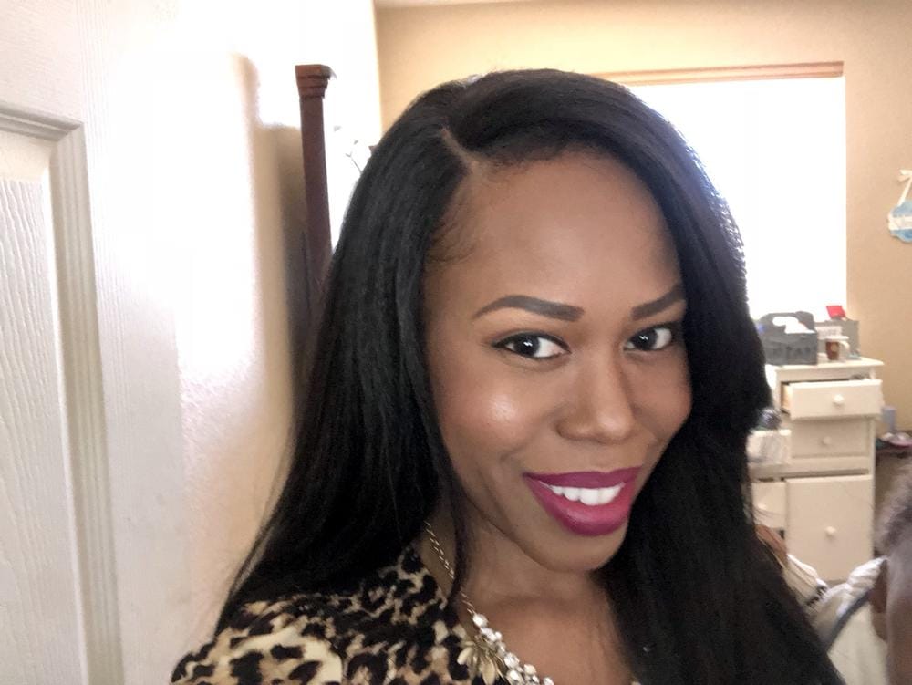 Customer photo review of It's a Wig Quality Synthetic Hair Full Wig - Q PIETTRA
